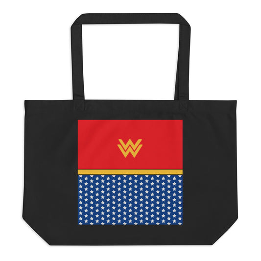 Diana Prince  Large Organic Tote Bag