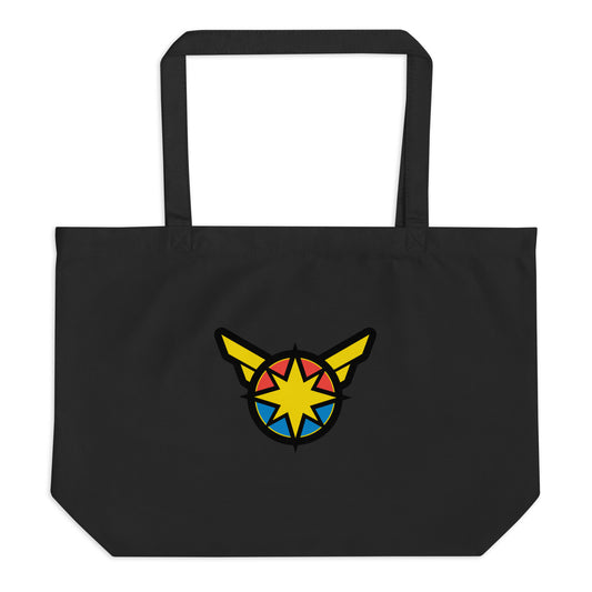 Captain Carol Danvers Large Organic Tote Bag