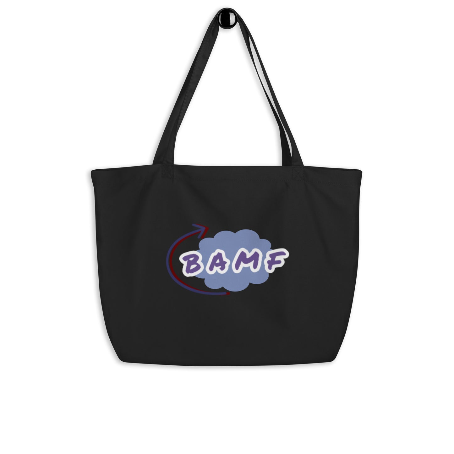 Nightcrawler "BAMF" Large Organic Tote Bag