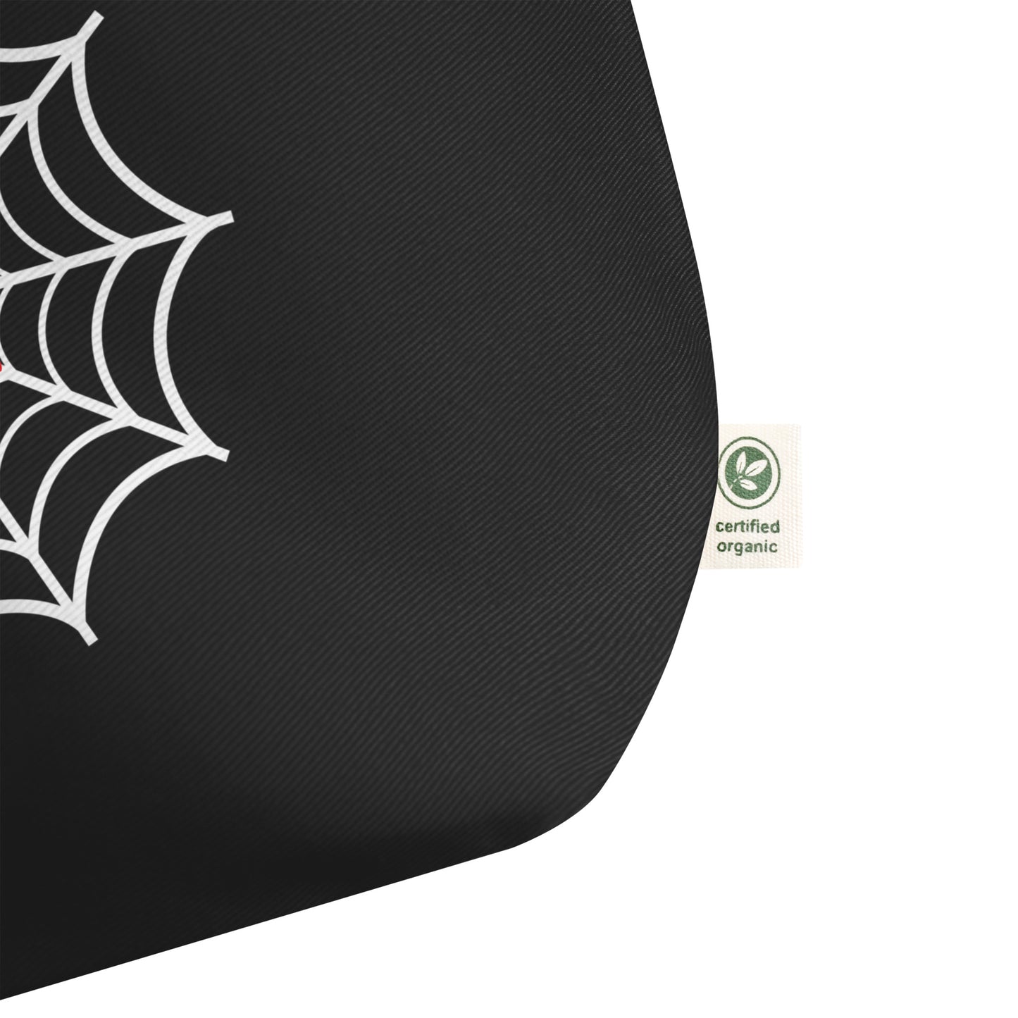 Spiderweb Large Organic Tote Bag