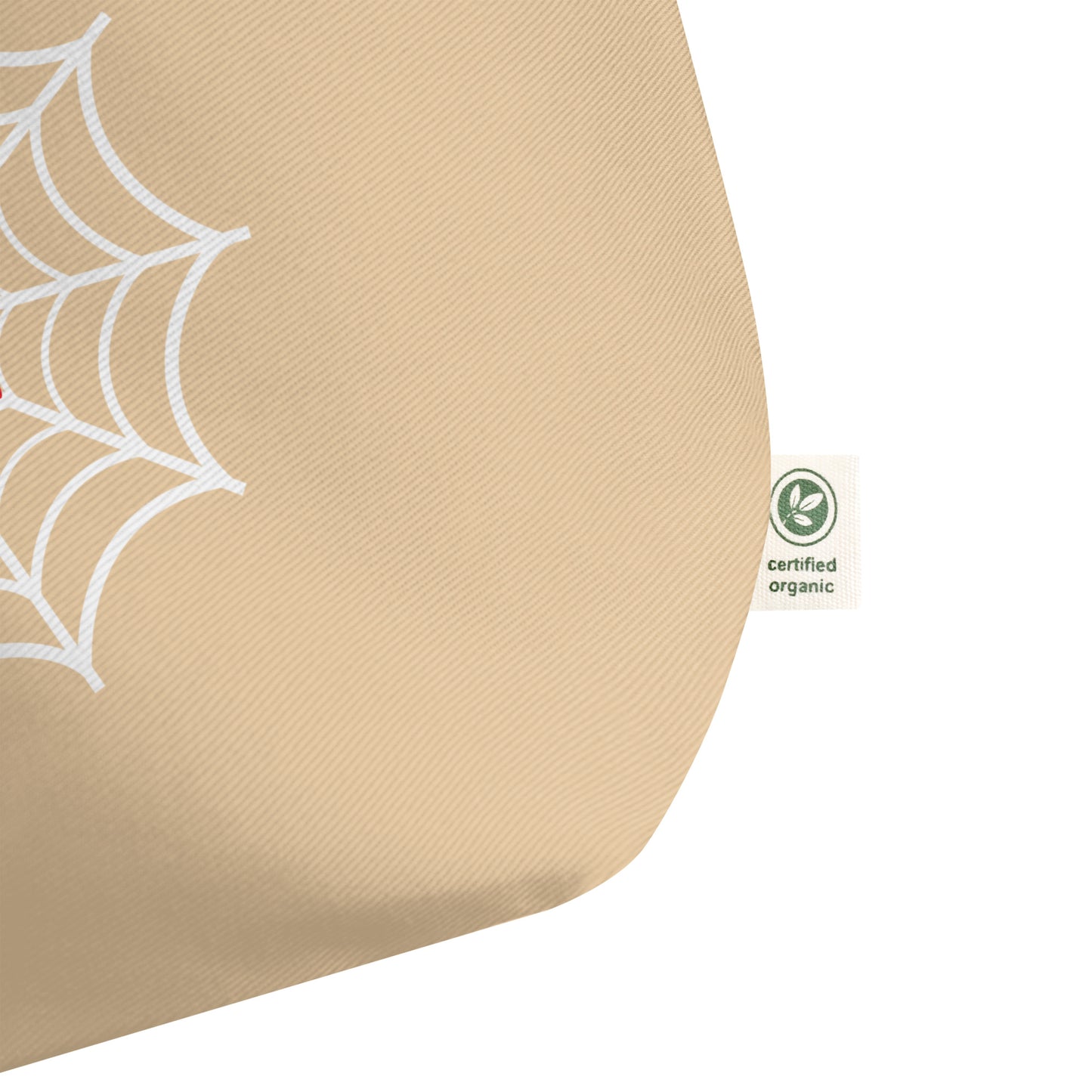 Spiderweb Large Organic Tote Bag