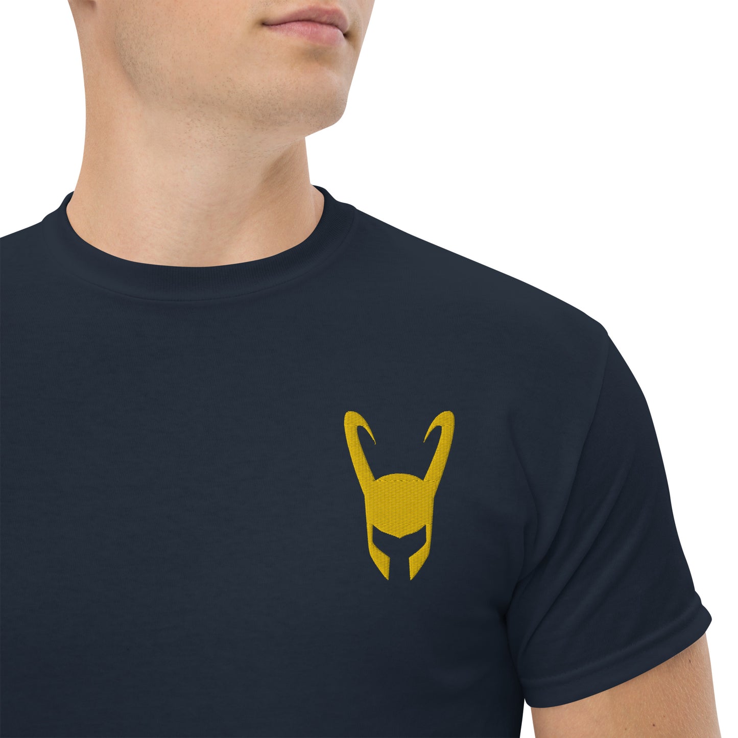 Loki Helmet Embroidered Tee