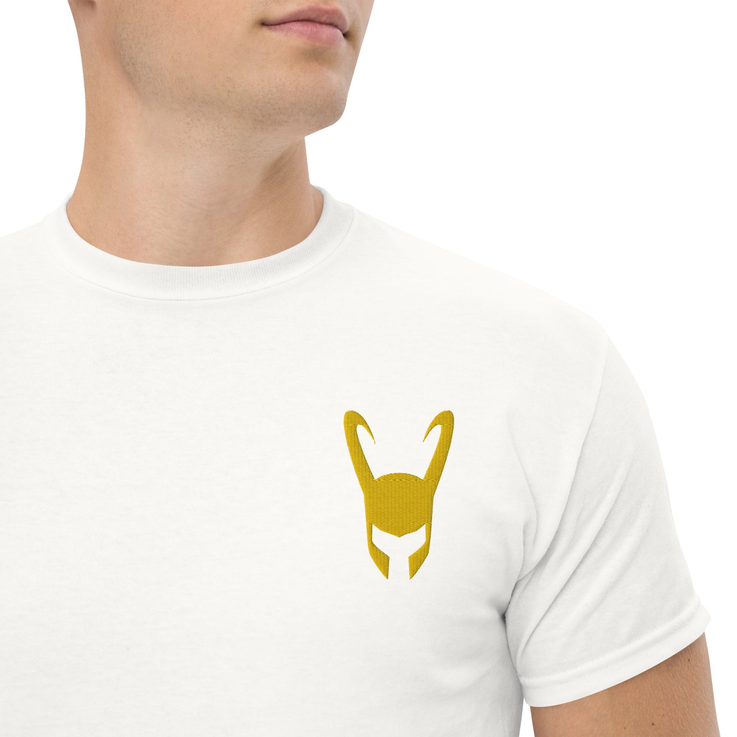 Loki Helmet Embroidered Tee