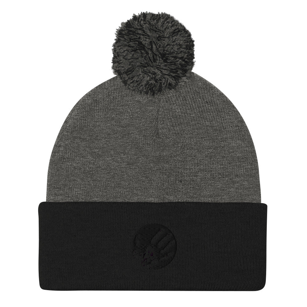 Echo LogoEmbroidered Pom-Pom Beanie