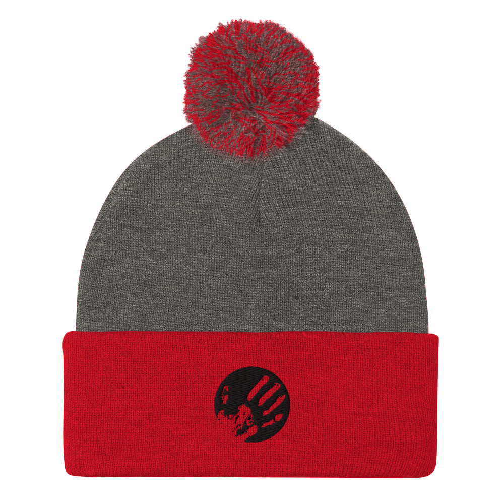 Echo LogoEmbroidered Pom-Pom Beanie