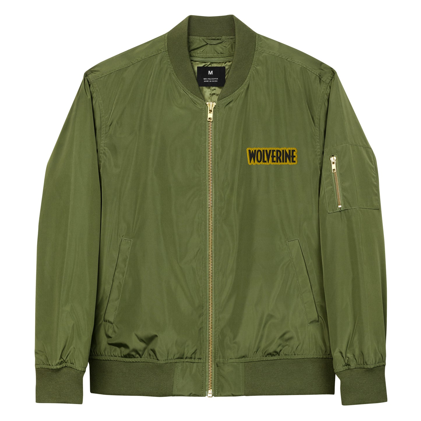 Wolverine Embroidered Premium Recycled Bomber Jacket