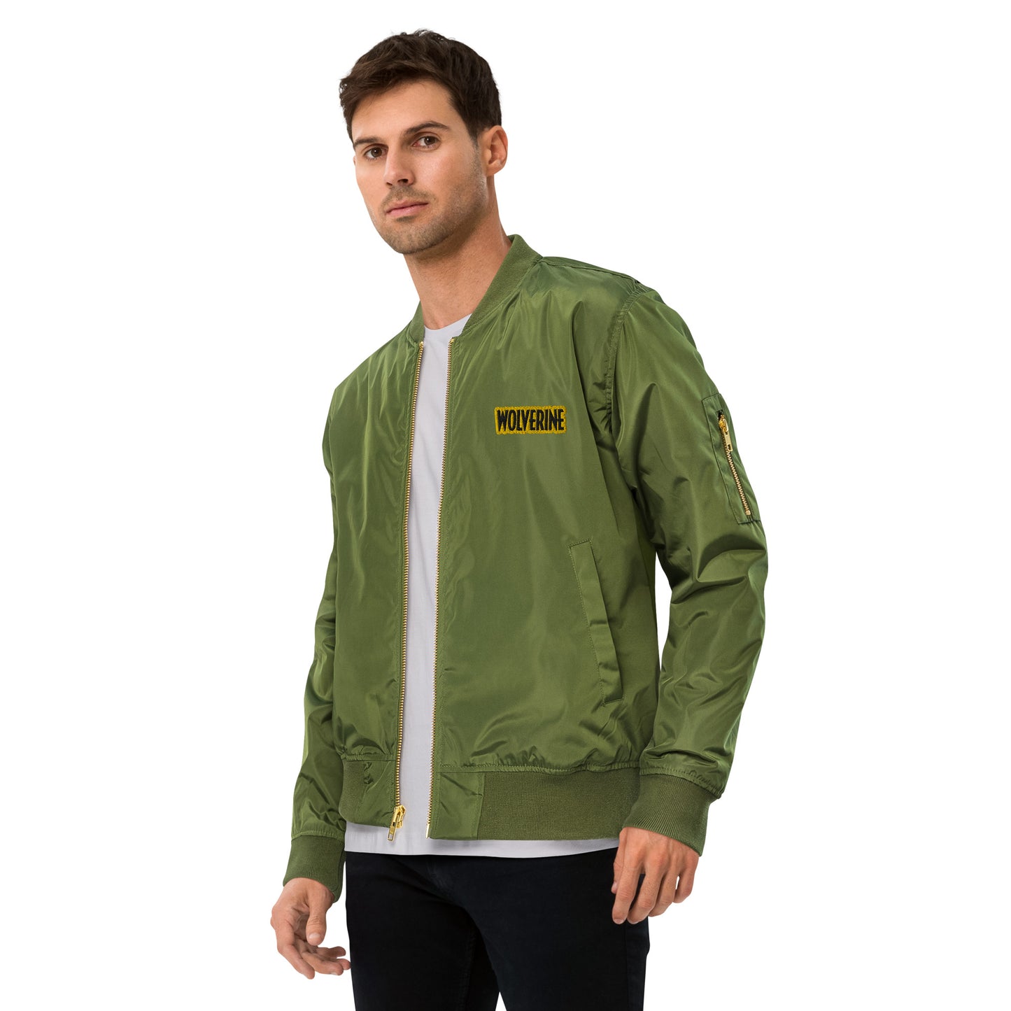 Wolverine Embroidered Premium Recycled Bomber Jacket