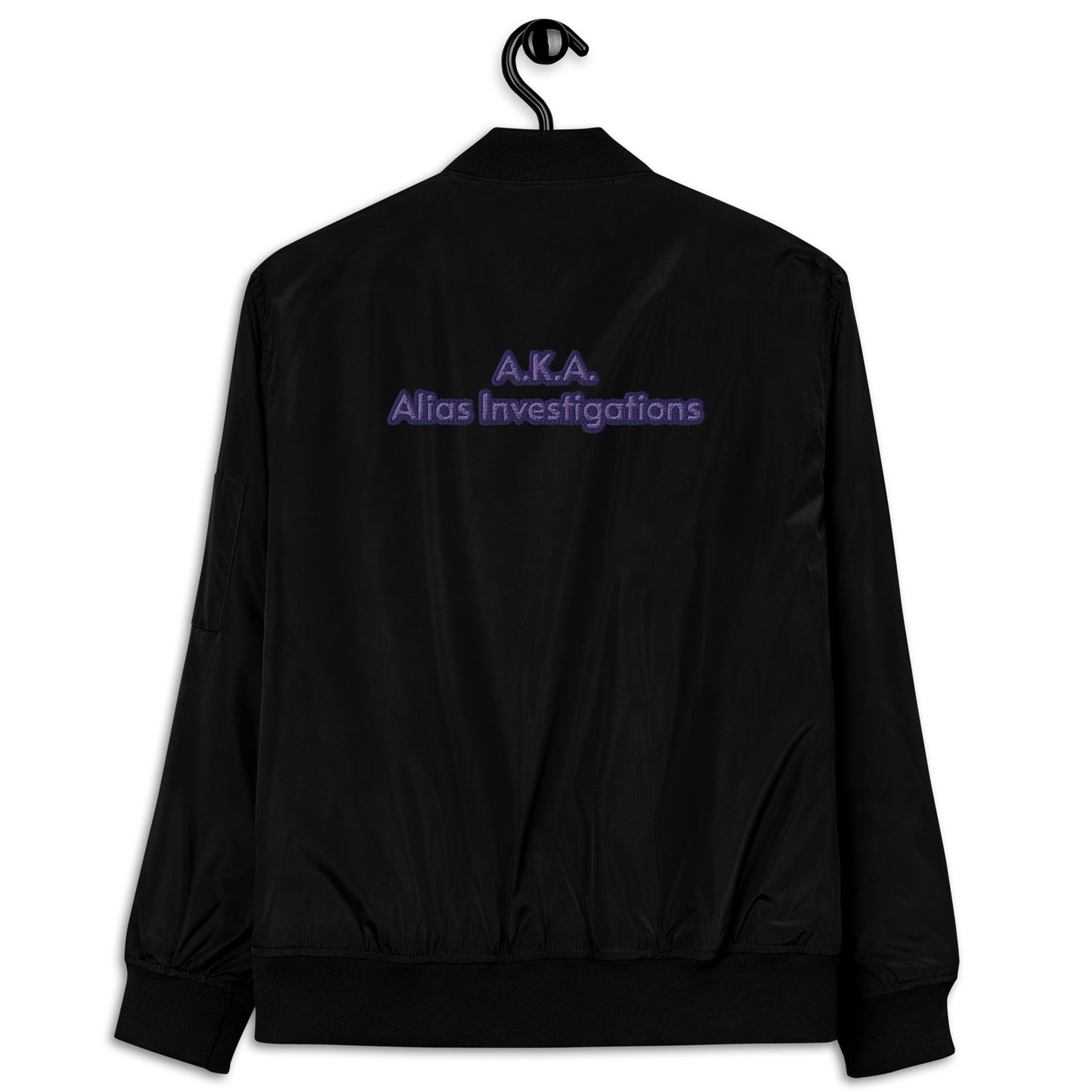 Jessica Jones A.K.A. Alias Investigations Embroidered Premium Recycled Bomber Jacket