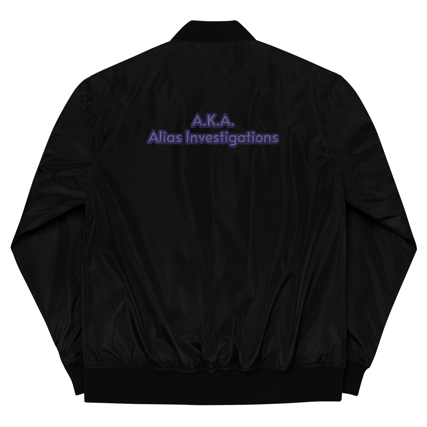 Jessica Jones A.K.A. Alias Investigations Embroidered Premium Recycled Bomber Jacket