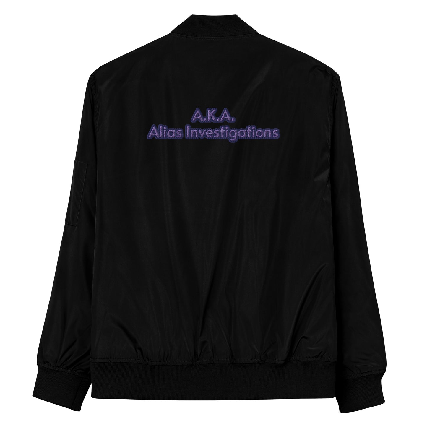Jessica Jones A.K.A. Alias Investigations Embroidered Premium Recycled Bomber Jacket