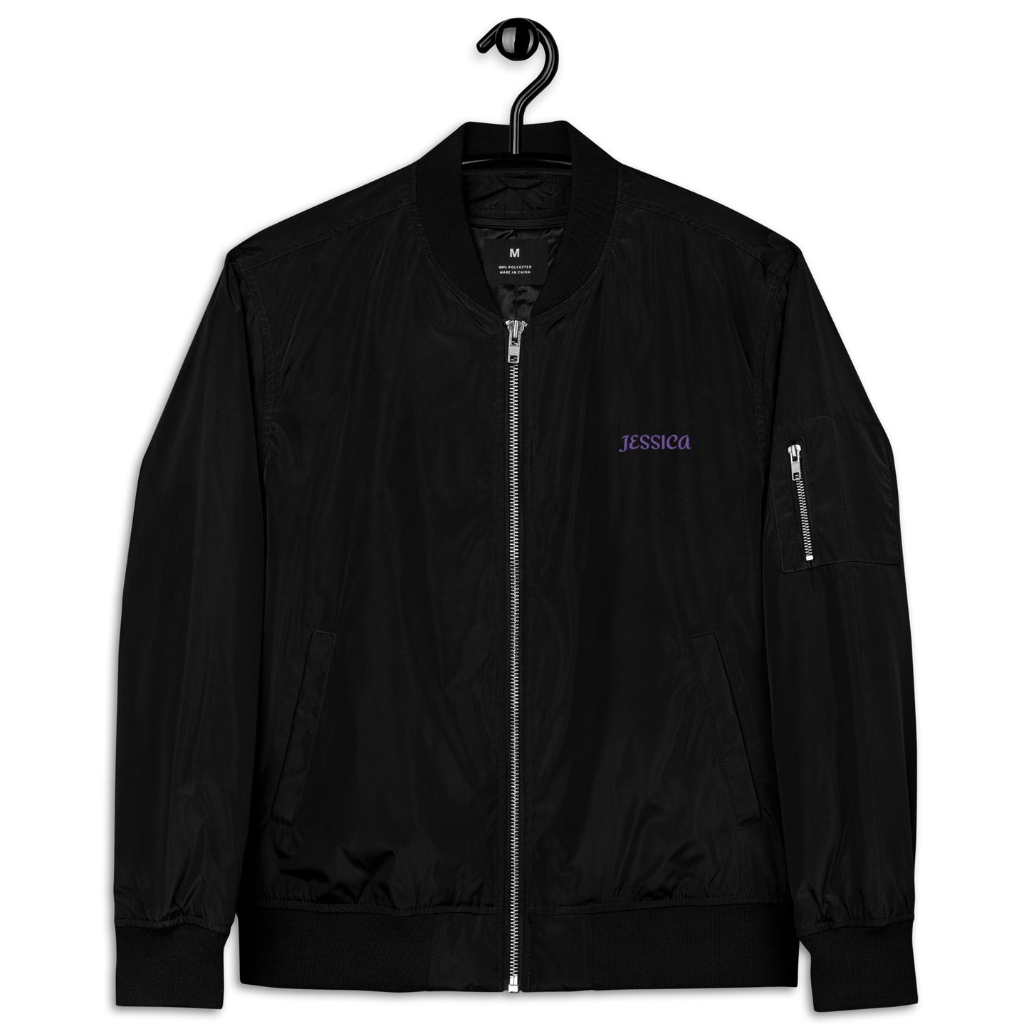 Jessica Jones A.K.A. Alias Investigations Embroidered Premium Recycled Bomber Jacket