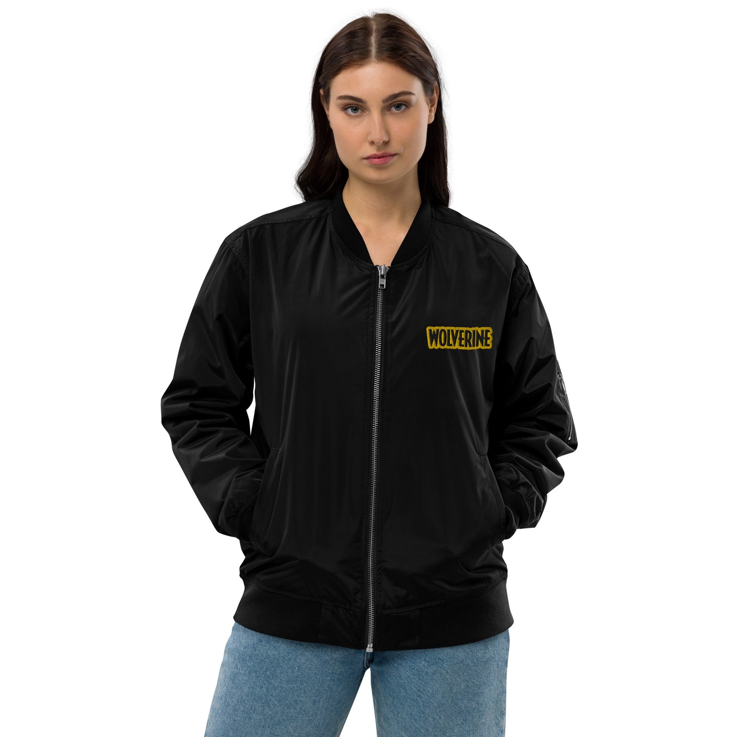 Wolverine Embroidered Premium Recycled Bomber Jacket