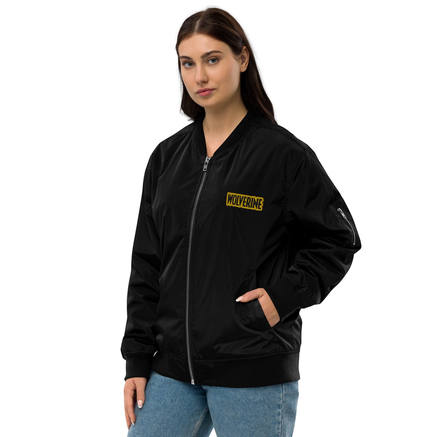 Wolverine Embroidered Premium Recycled Bomber Jacket