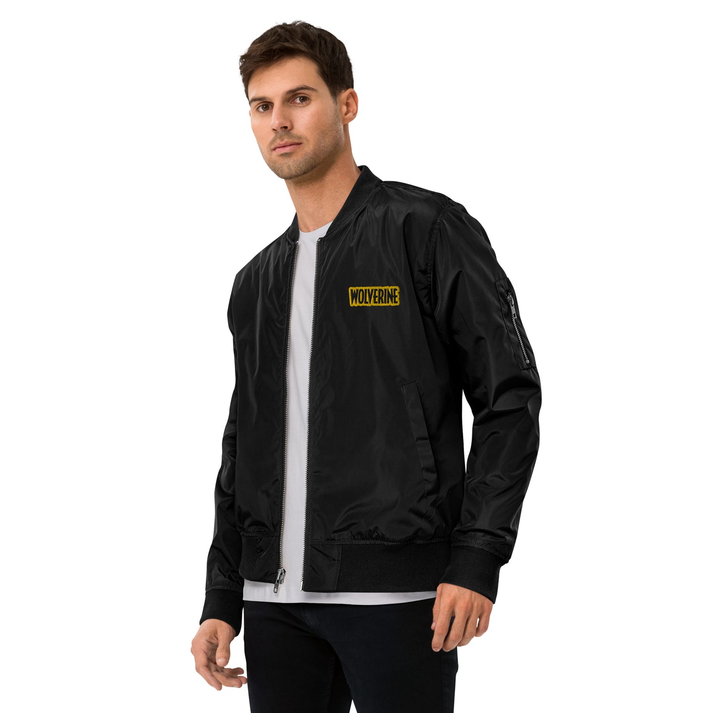 Wolverine Embroidered Premium Recycled Bomber Jacket