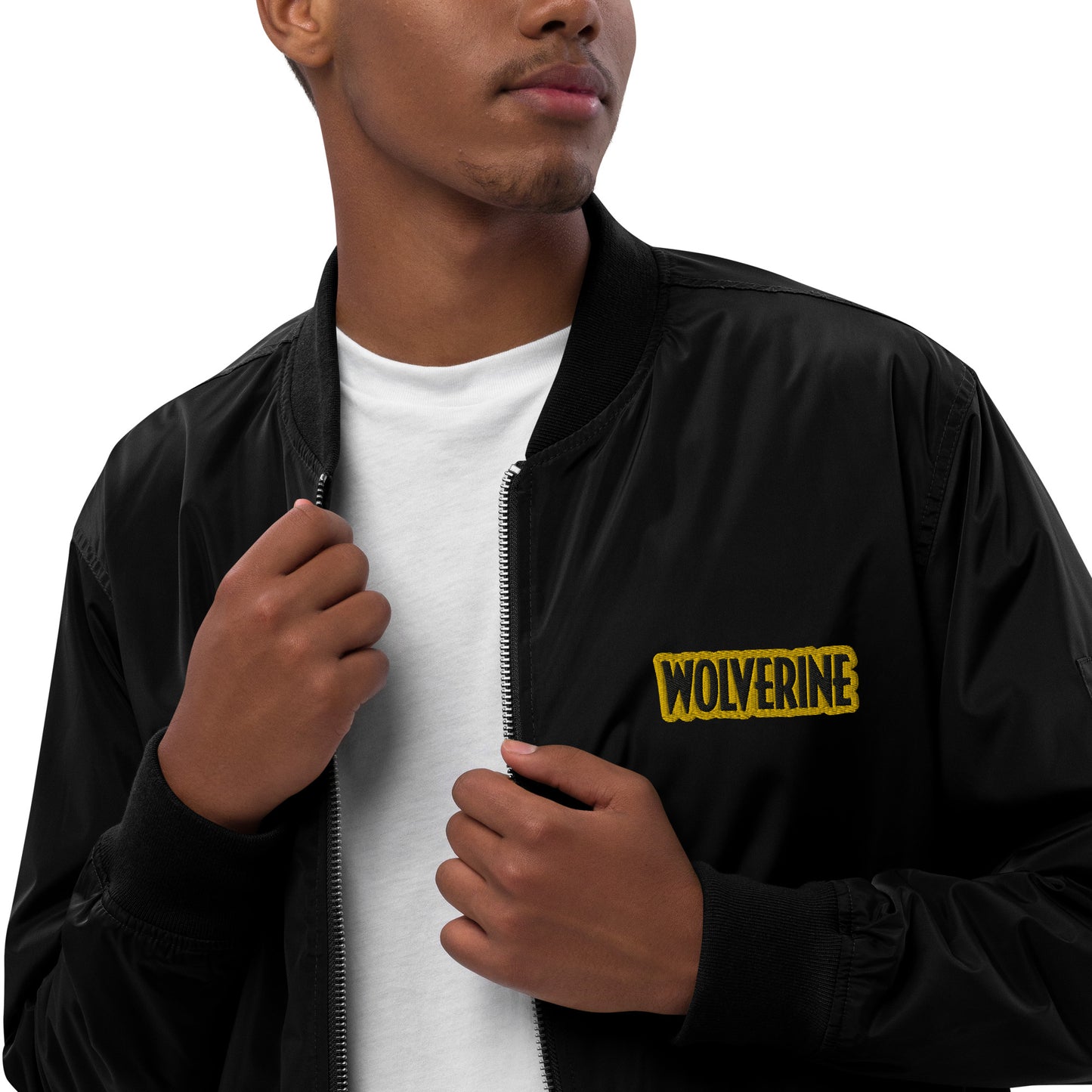 Wolverine Embroidered Premium Recycled Bomber Jacket