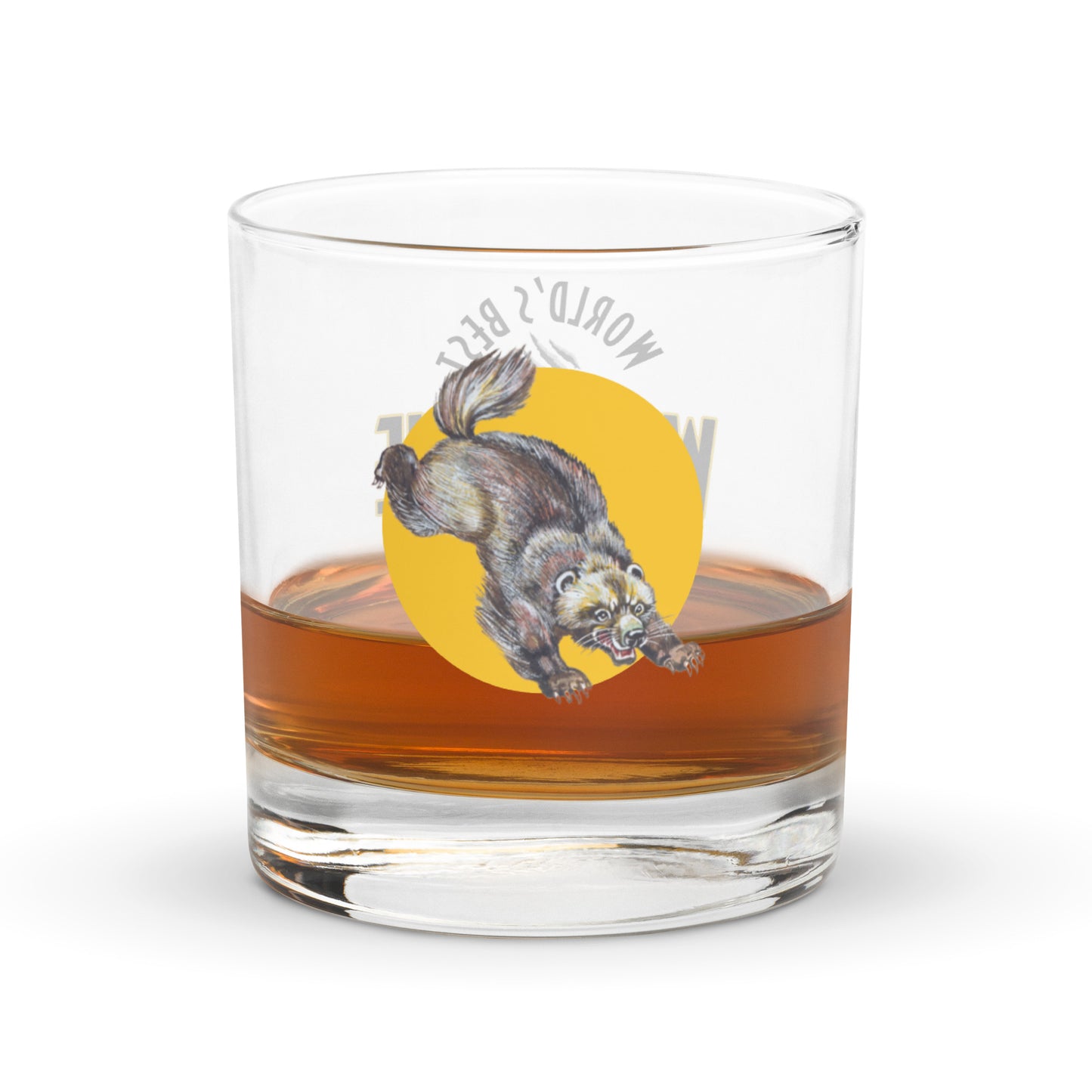 World's Best Wolverine Scotch Glass