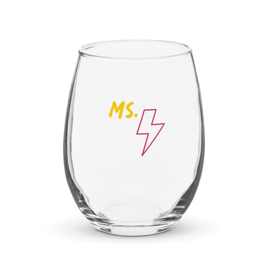 Ms. Kamala Khan Stemless Wine Glass