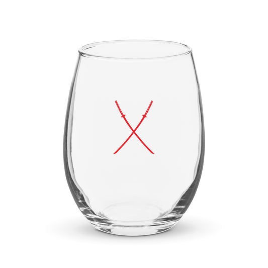 Deadpool Katanas Stemless Wine Glass