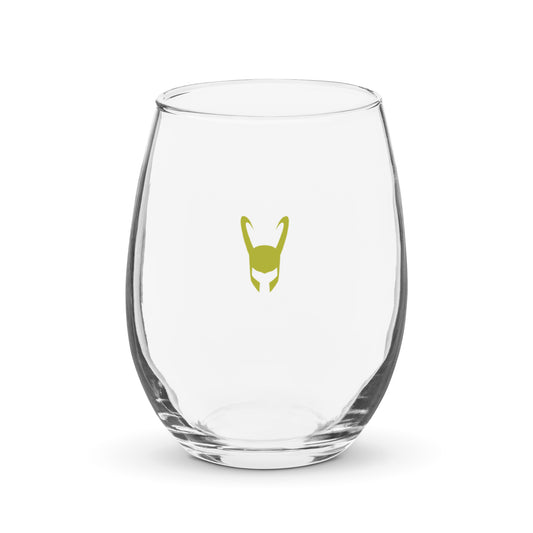 Loki Helmet Stemless Wine Glass