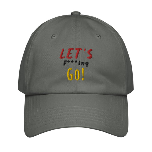 LIMITED TIME ONLY! Deadpool & The Wolverine Quote Let's Go! Embroidered Under Armour® Dad Hat