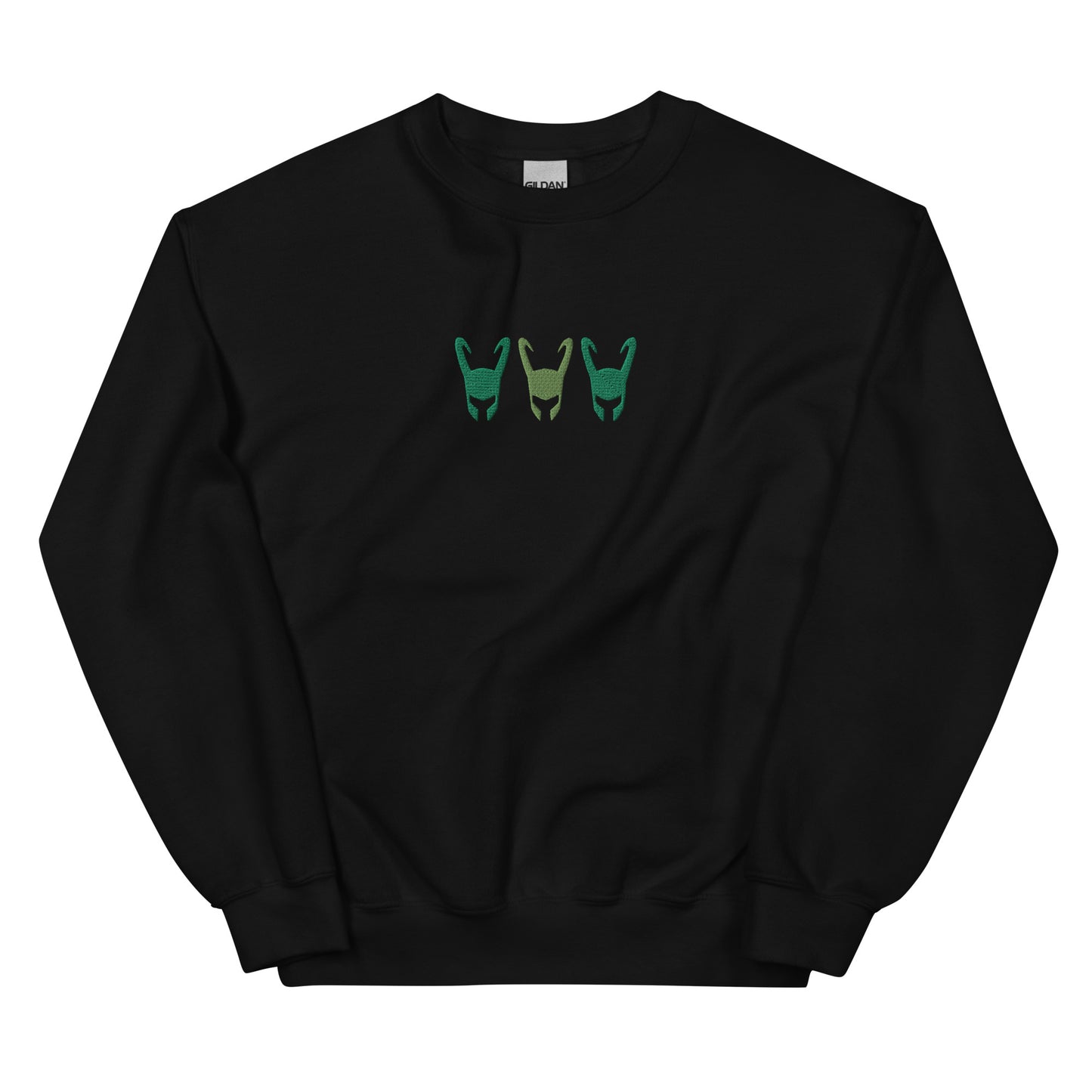 Loki Helmet Unisex Embroidered Sweatshirt