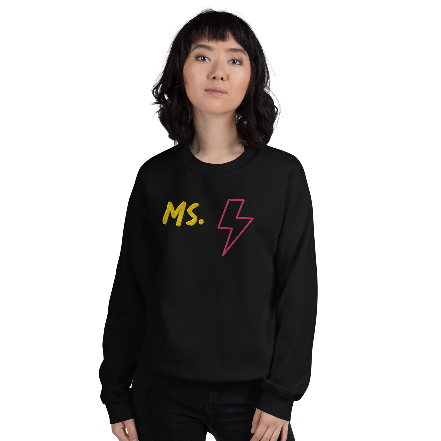Ms. Kamala Khan Unisex Embroidered Sweatshirt