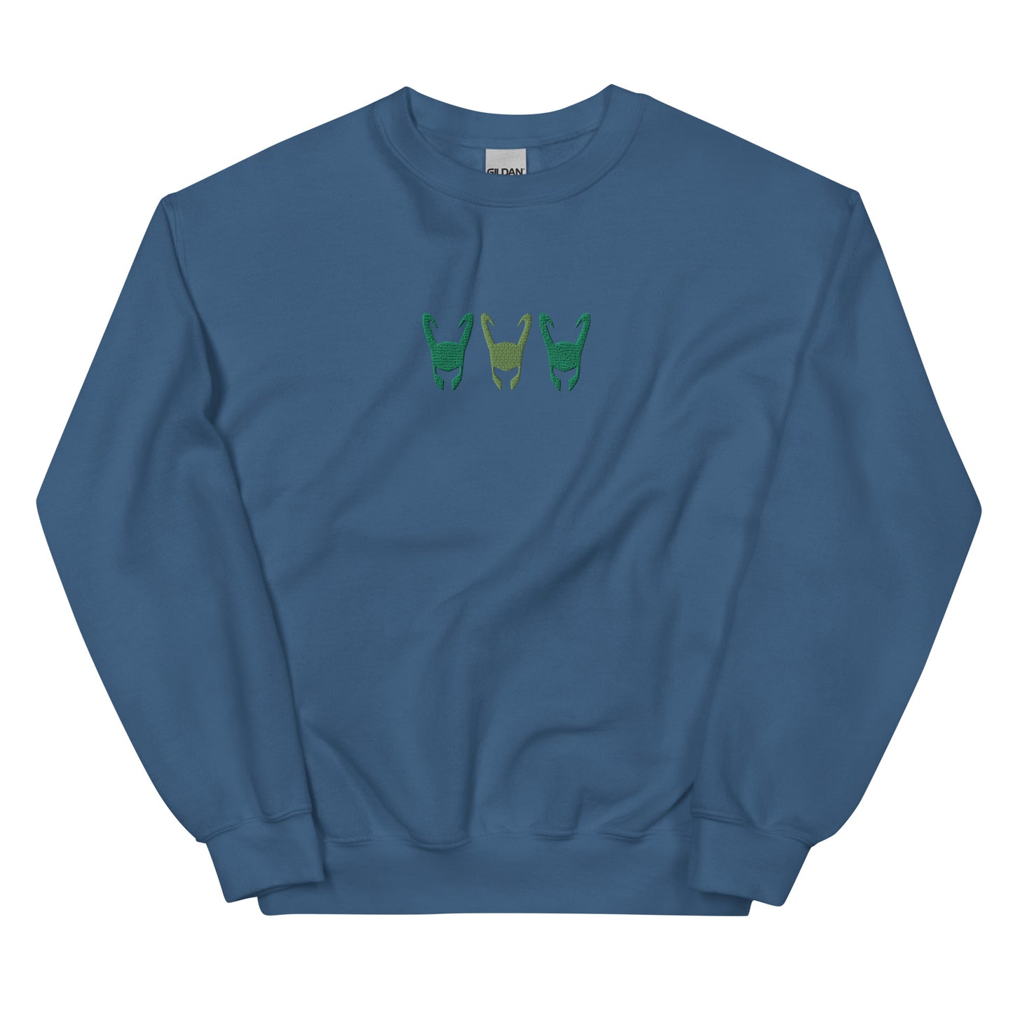 Loki Helmet Unisex Embroidered Sweatshirt