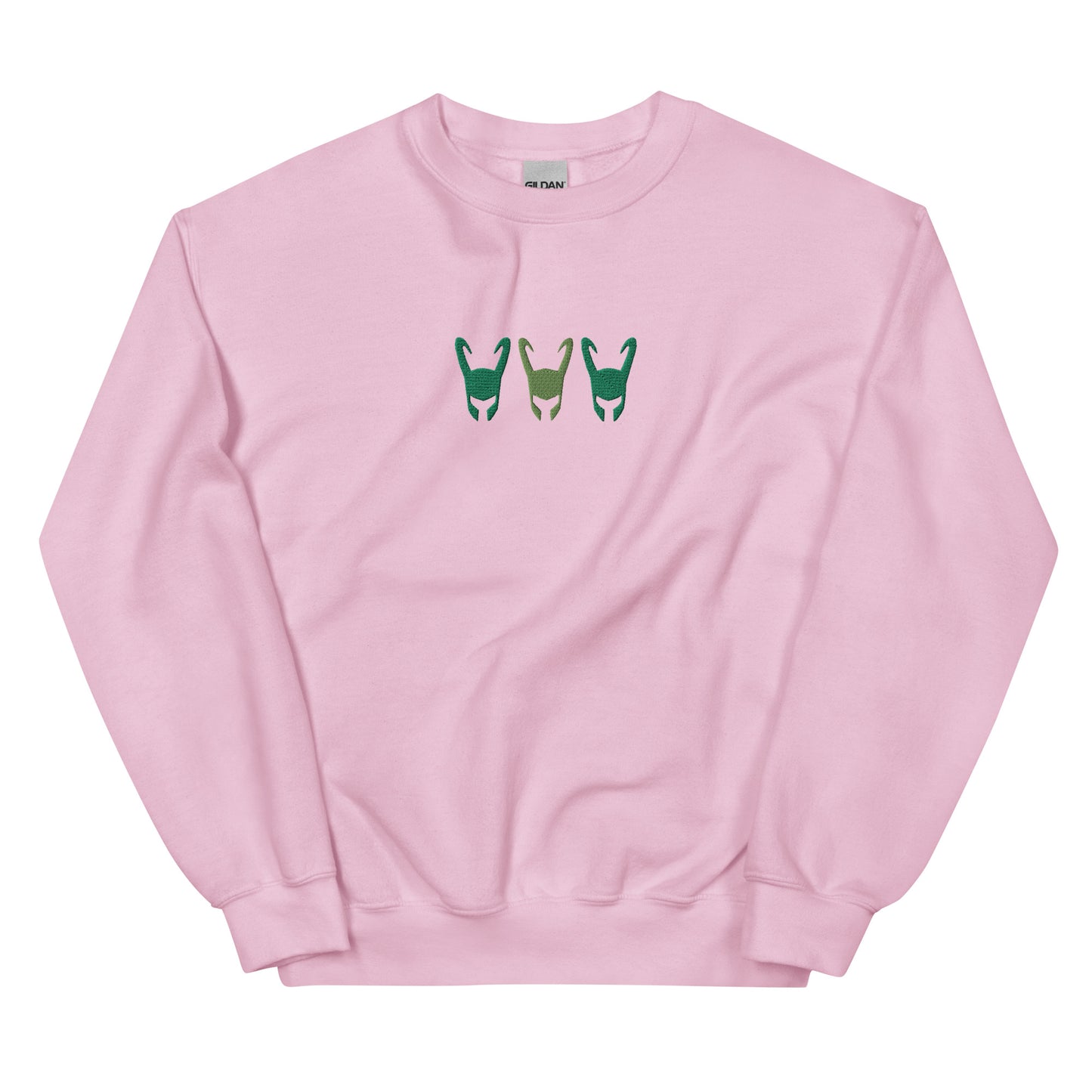 Loki Helmet Unisex Embroidered Sweatshirt