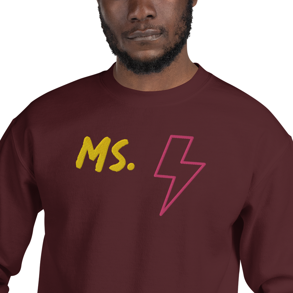 Ms. Kamala Khan Unisex Embroidered Sweatshirt