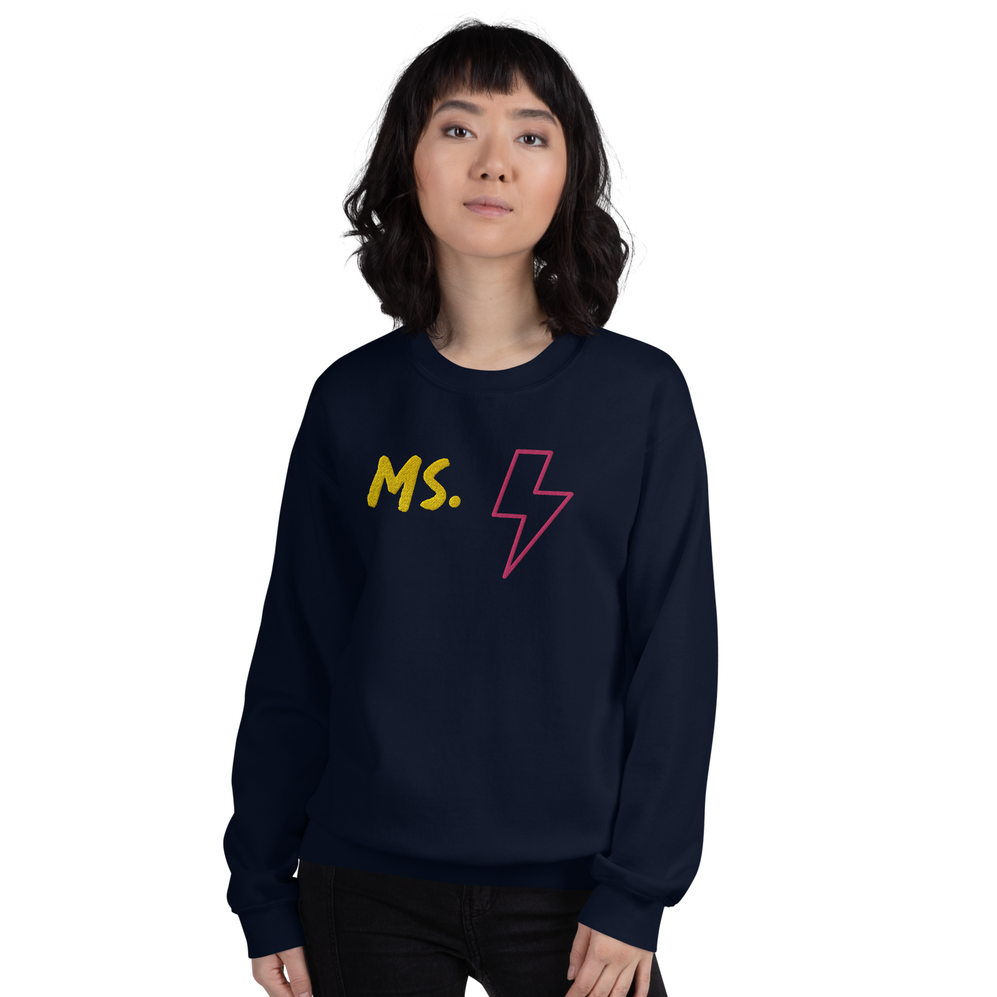 Ms. Kamala Khan Unisex Embroidered Sweatshirt