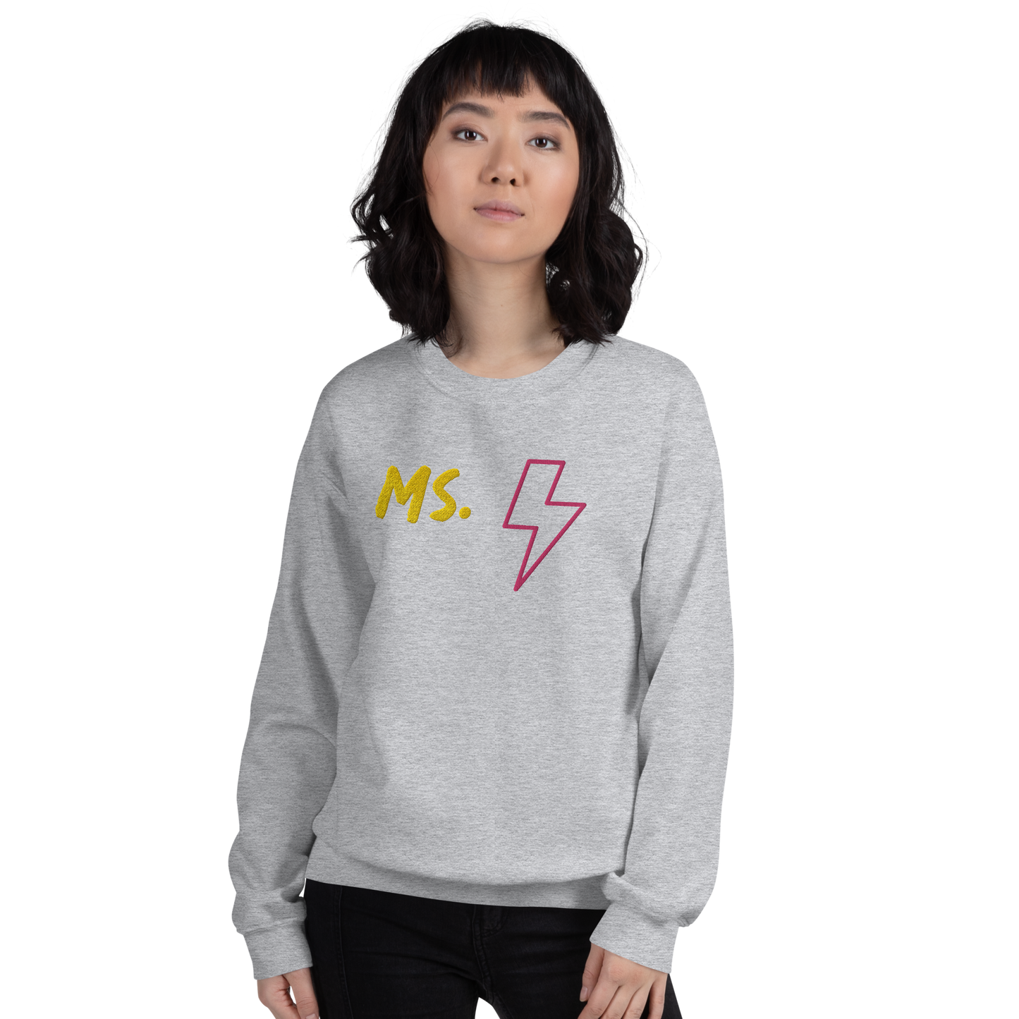 Ms. Kamala Khan Unisex Embroidered Sweatshirt