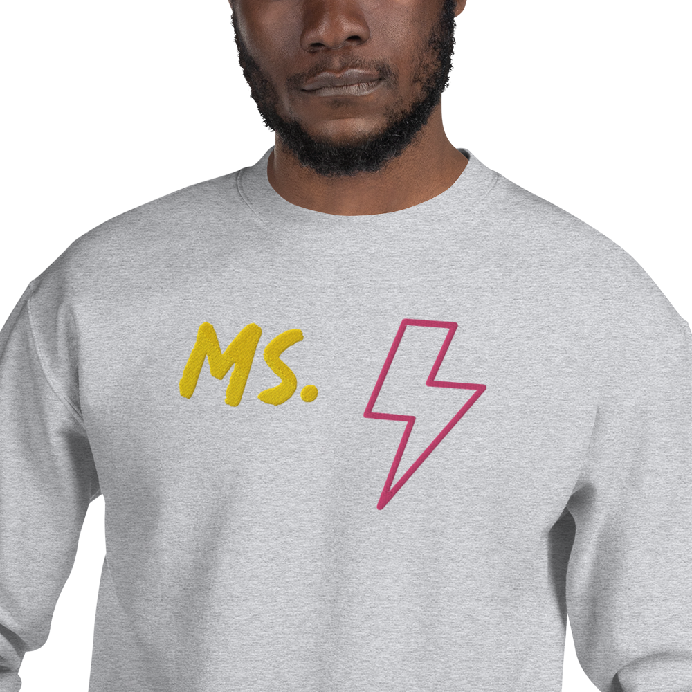 Ms. Kamala Khan Unisex Embroidered Sweatshirt