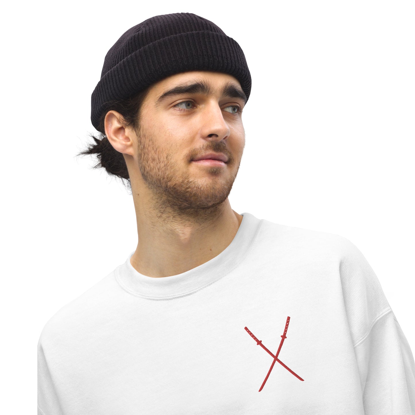 Deadpool Katanas Unisex Embroidered Sweatshirt