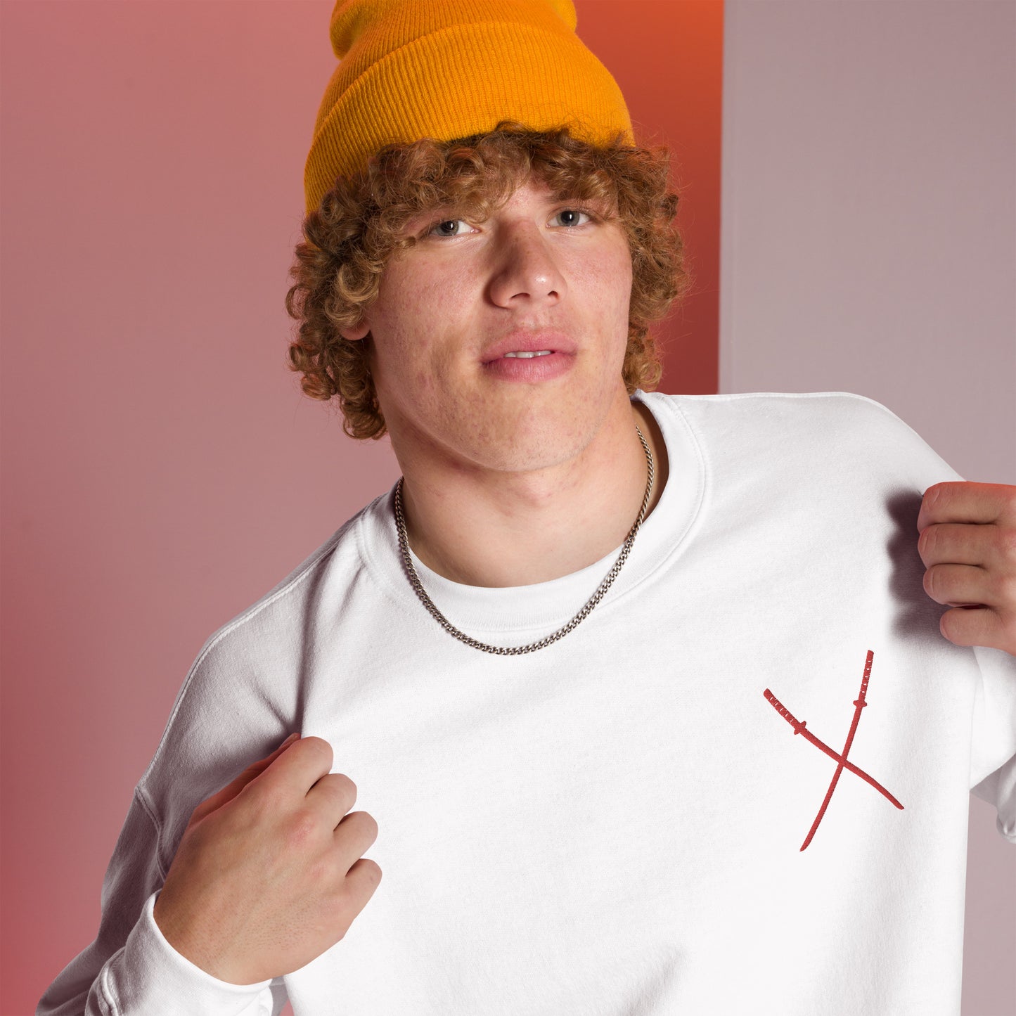 Deadpool Katanas Unisex Embroidered Sweatshirt