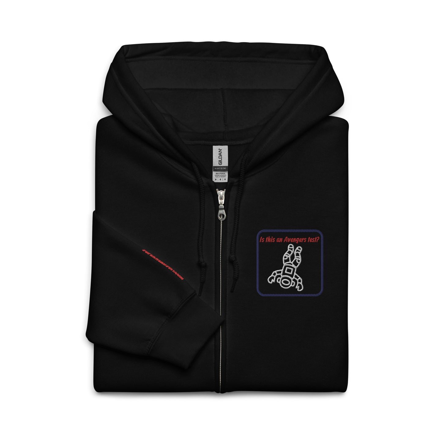 Kamala Khan Quote Embroidered Unisex Zip Hoodie
