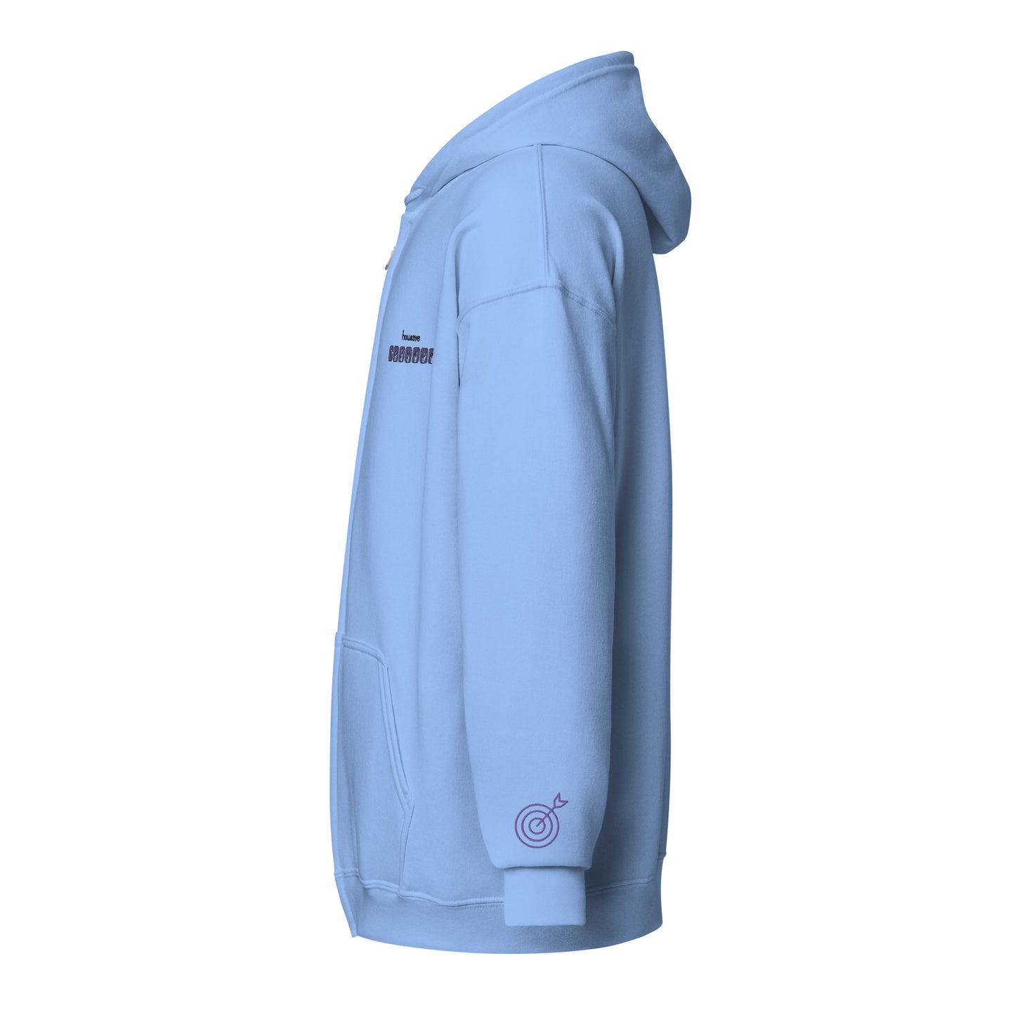 Clint Barton ASL Embroidered Unisex Zip Hoodie