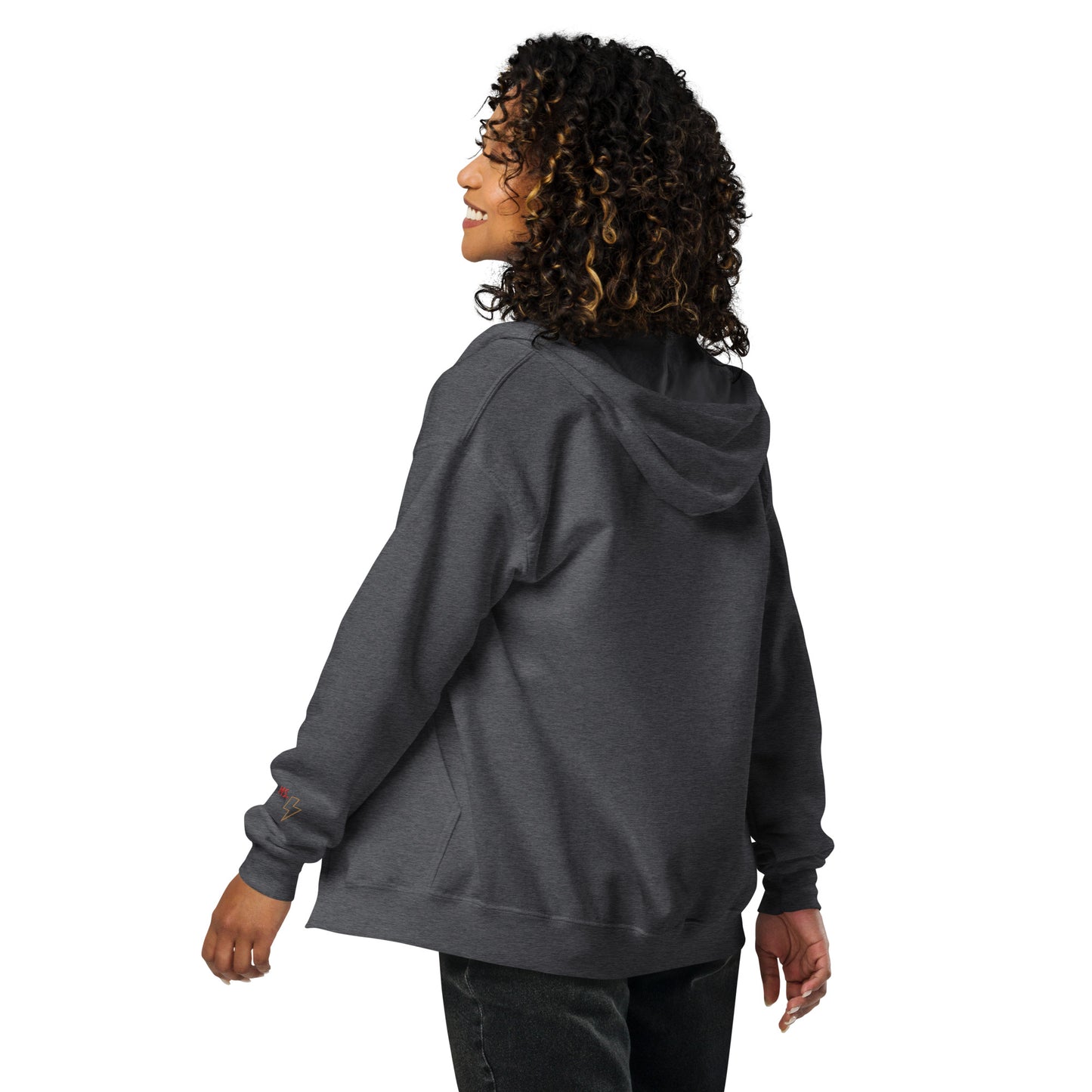 Kamala Khan Quote Embroidered Unisex Zip Hoodie