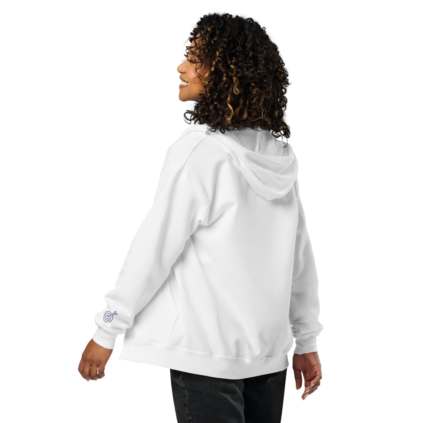 Clint Barton ASL Embroidered Unisex Zip Hoodie