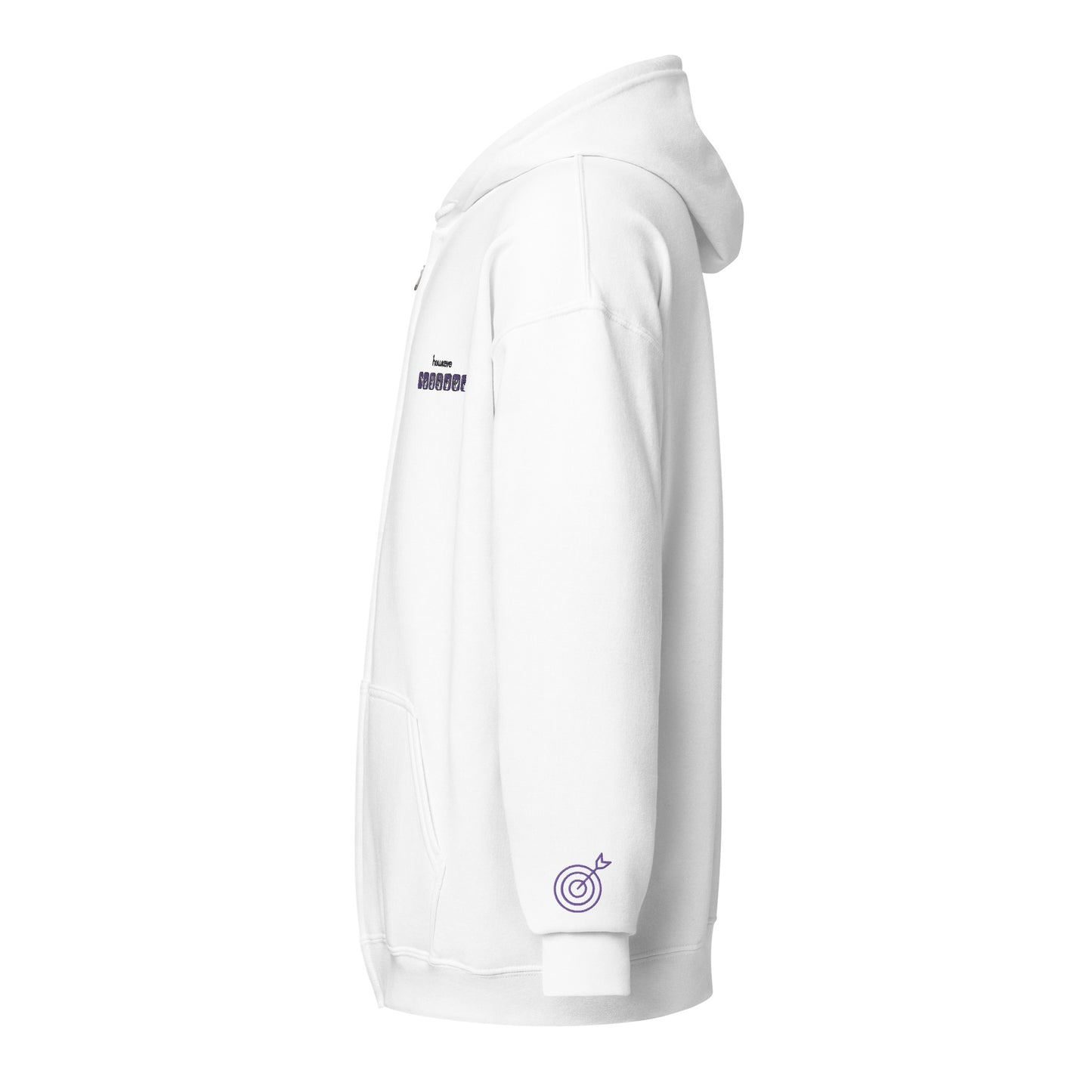 Clint Barton ASL Embroidered Unisex Zip Hoodie