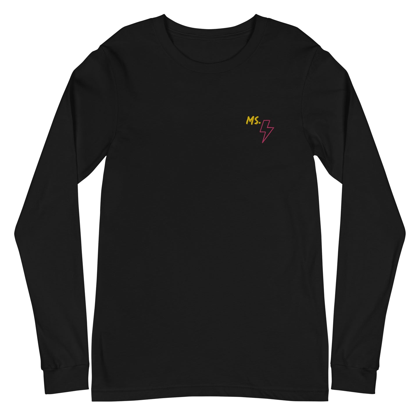 Ms. Kamala Khan Embroidered Long Sleeve Tee