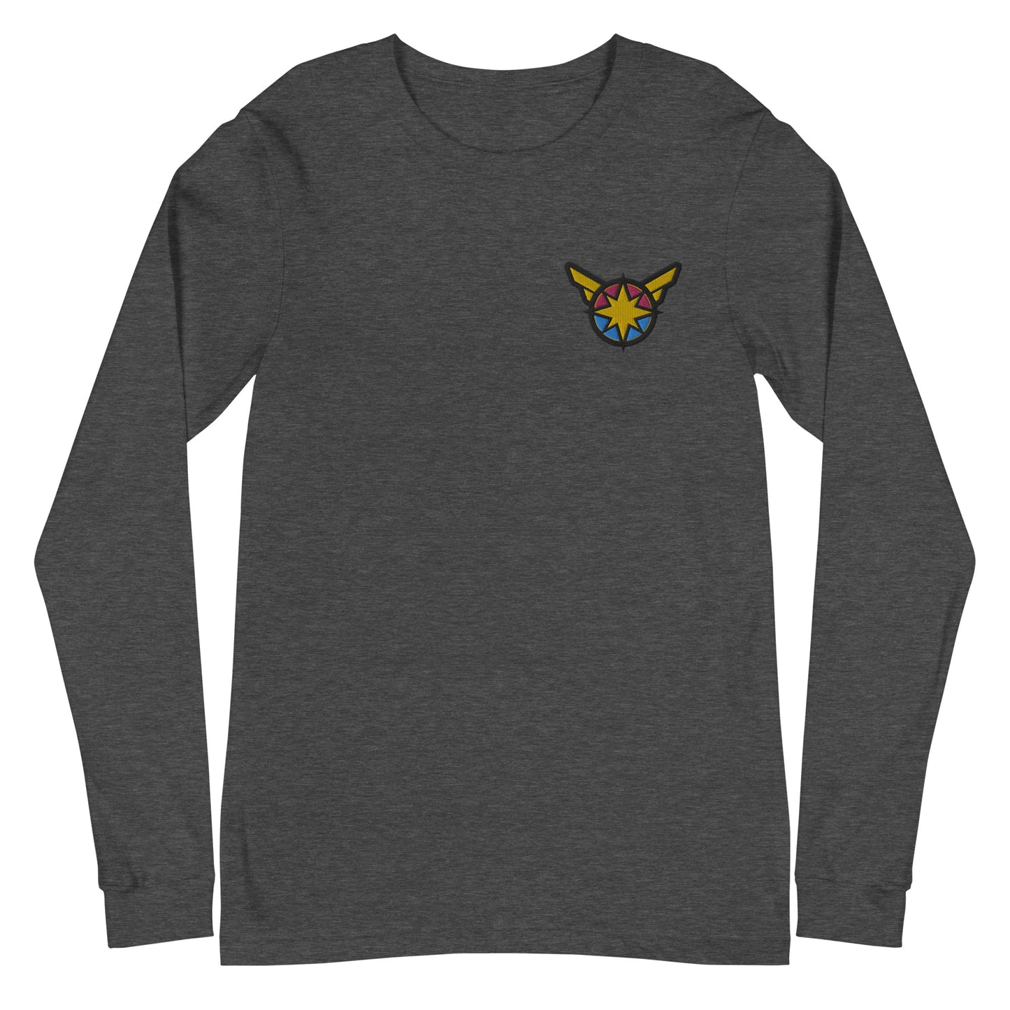 Captain Carol Danvers Embroidered Long Sleeve Tee