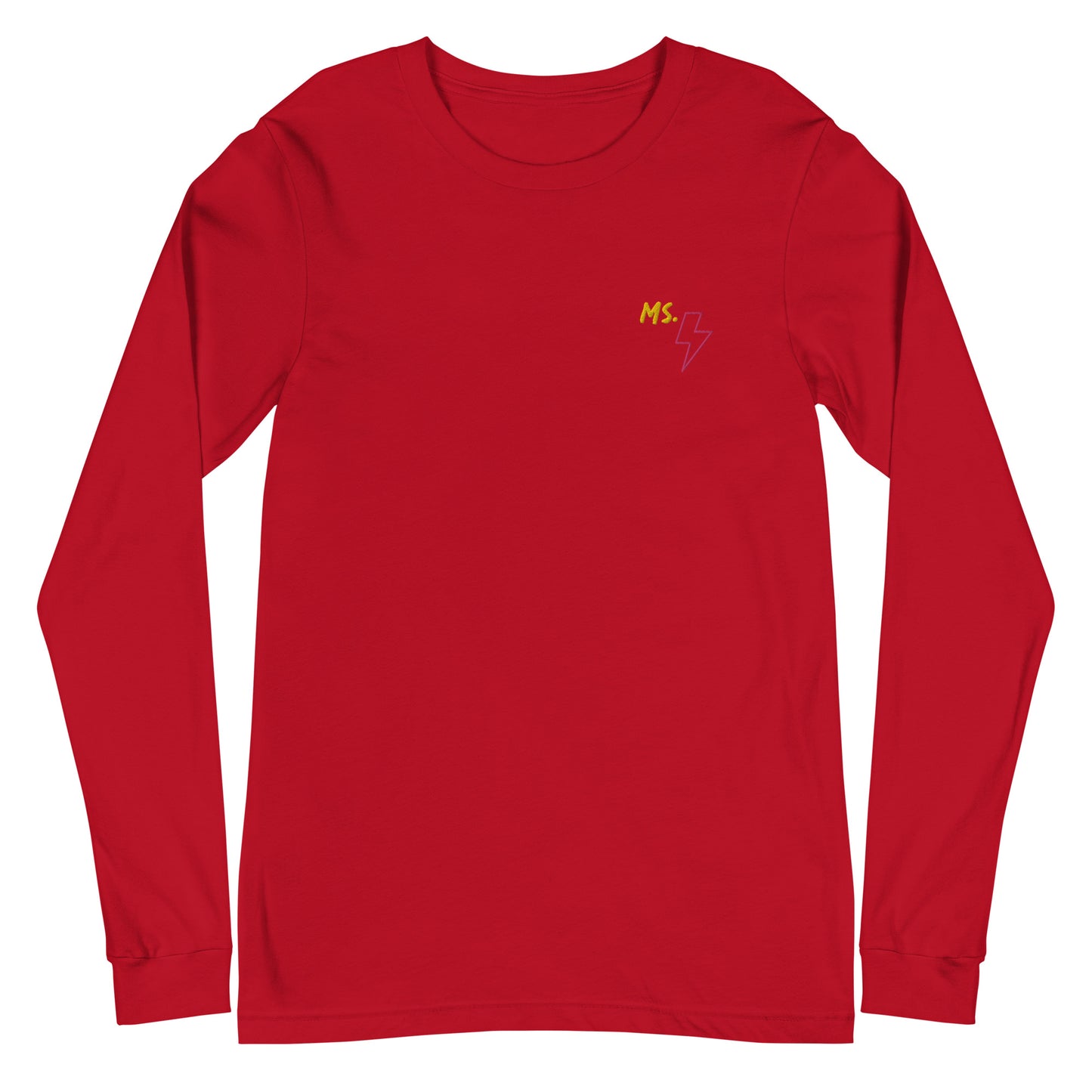 Ms. Kamala Khan Embroidered Long Sleeve Tee