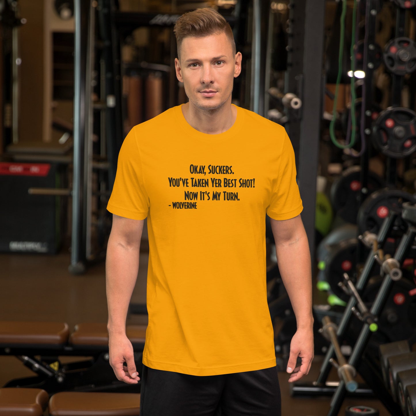 Wolverine Quote Embroidered Tee