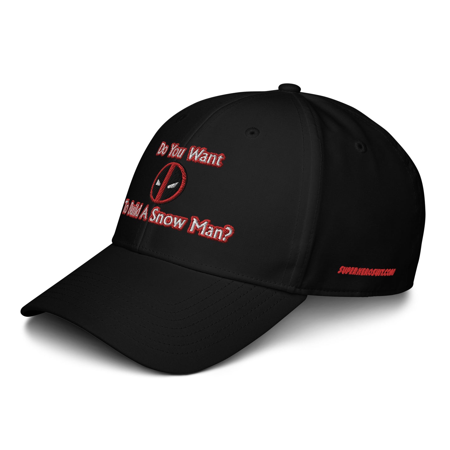 Deadpool Frozen Quote Embroidered adidas Dad Hat