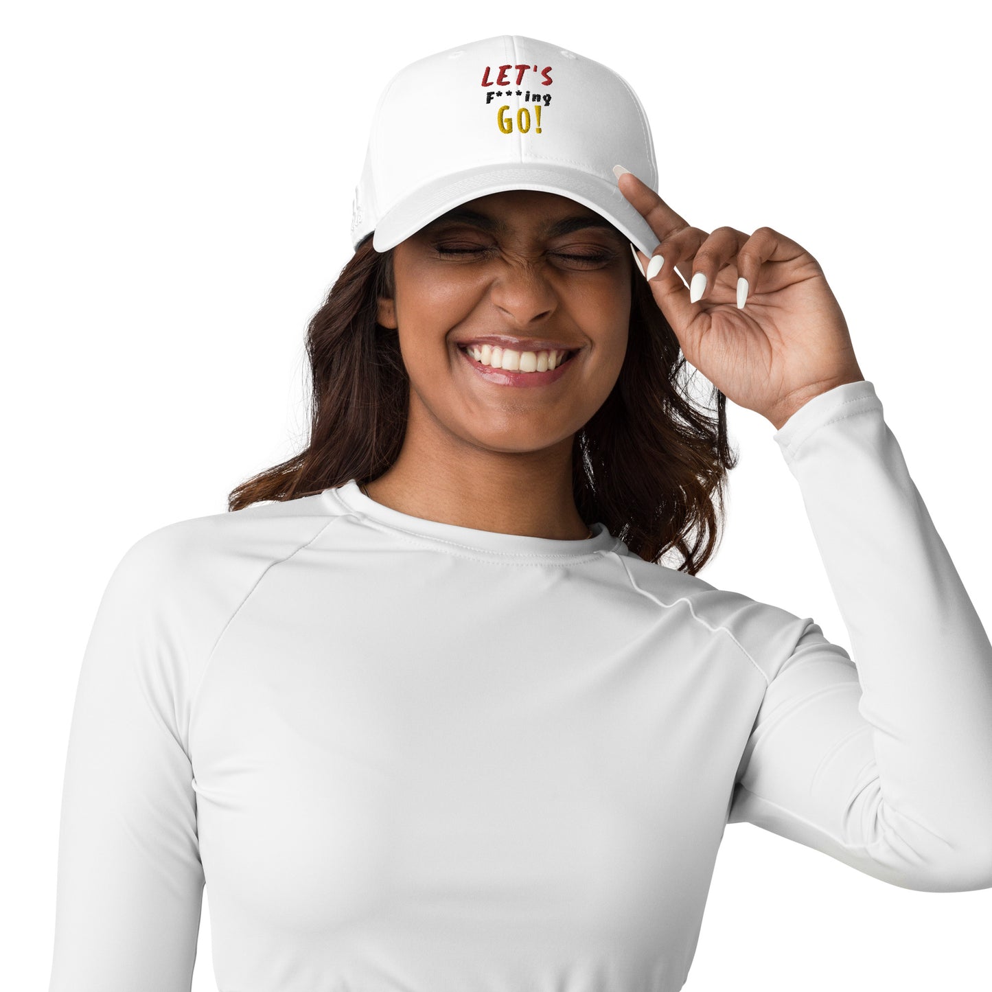 LIMITED TIME ONLY! Deadpool & The Wolverine Quote Let's Go! Embroidered adidas Dad Hat