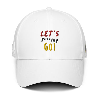 LIMITED TIME ONLY! Deadpool & The Wolverine Quote Let's Go! Embroidered adidas Dad Hat