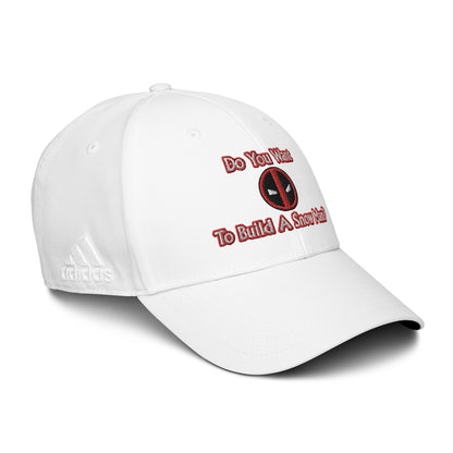 Deadpool Frozen Quote Embroidered adidas Dad Hat