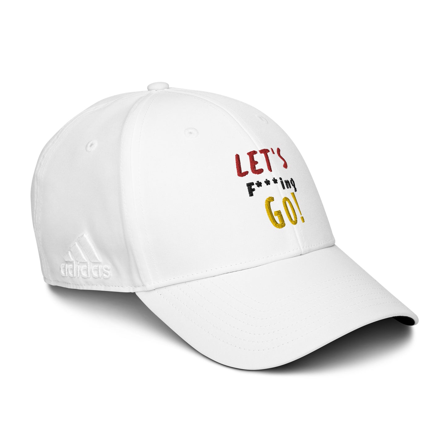 LIMITED TIME ONLY! Deadpool & The Wolverine Quote Let's Go! Embroidered adidas Dad Hat