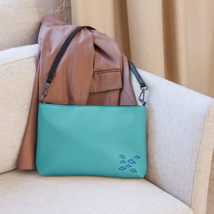 Raised By Dolphins Crossbody Bag