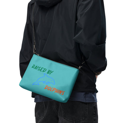 Raised By Dolphins Crossbody Bag